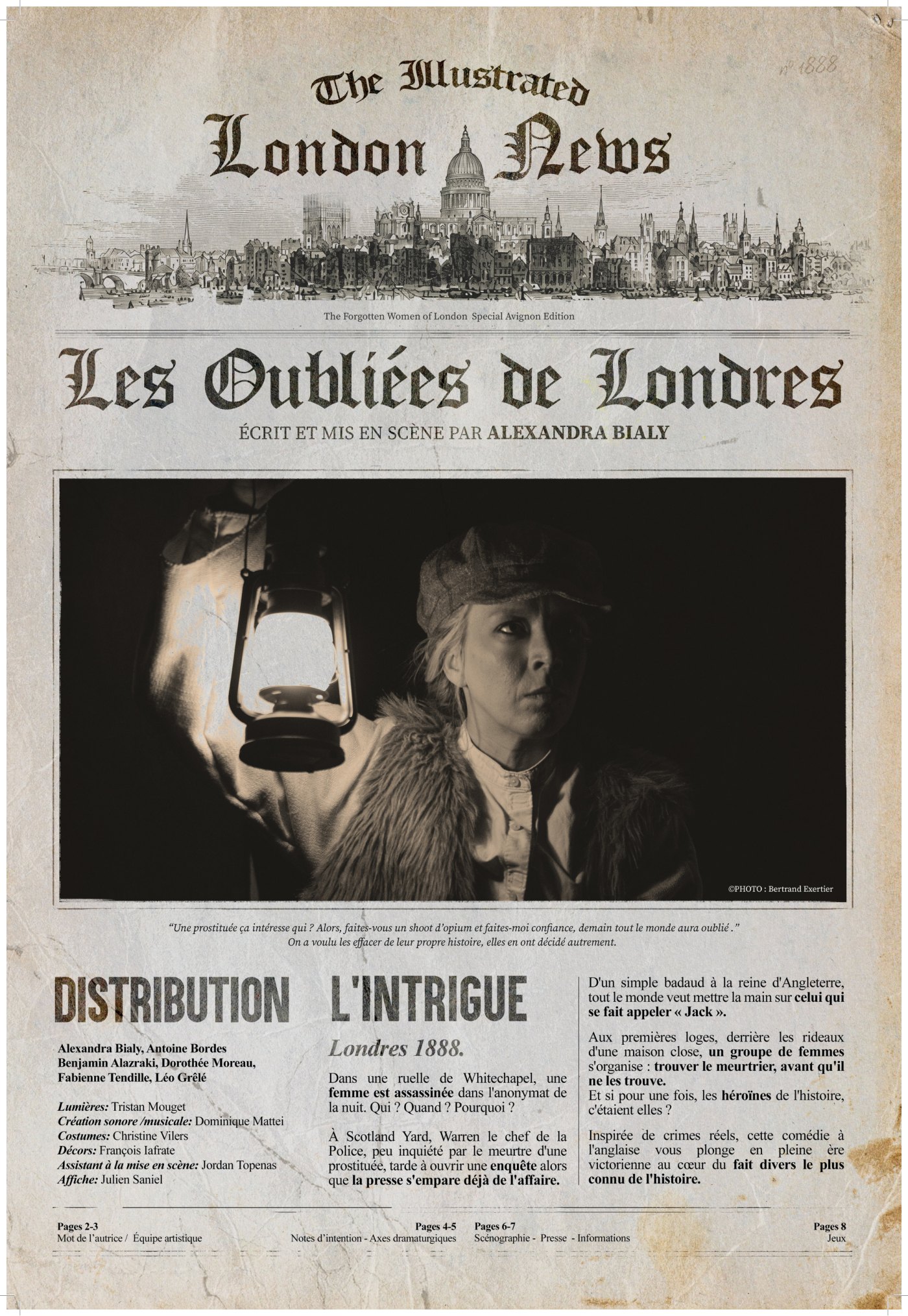 Journal de 1888, page 1, la une