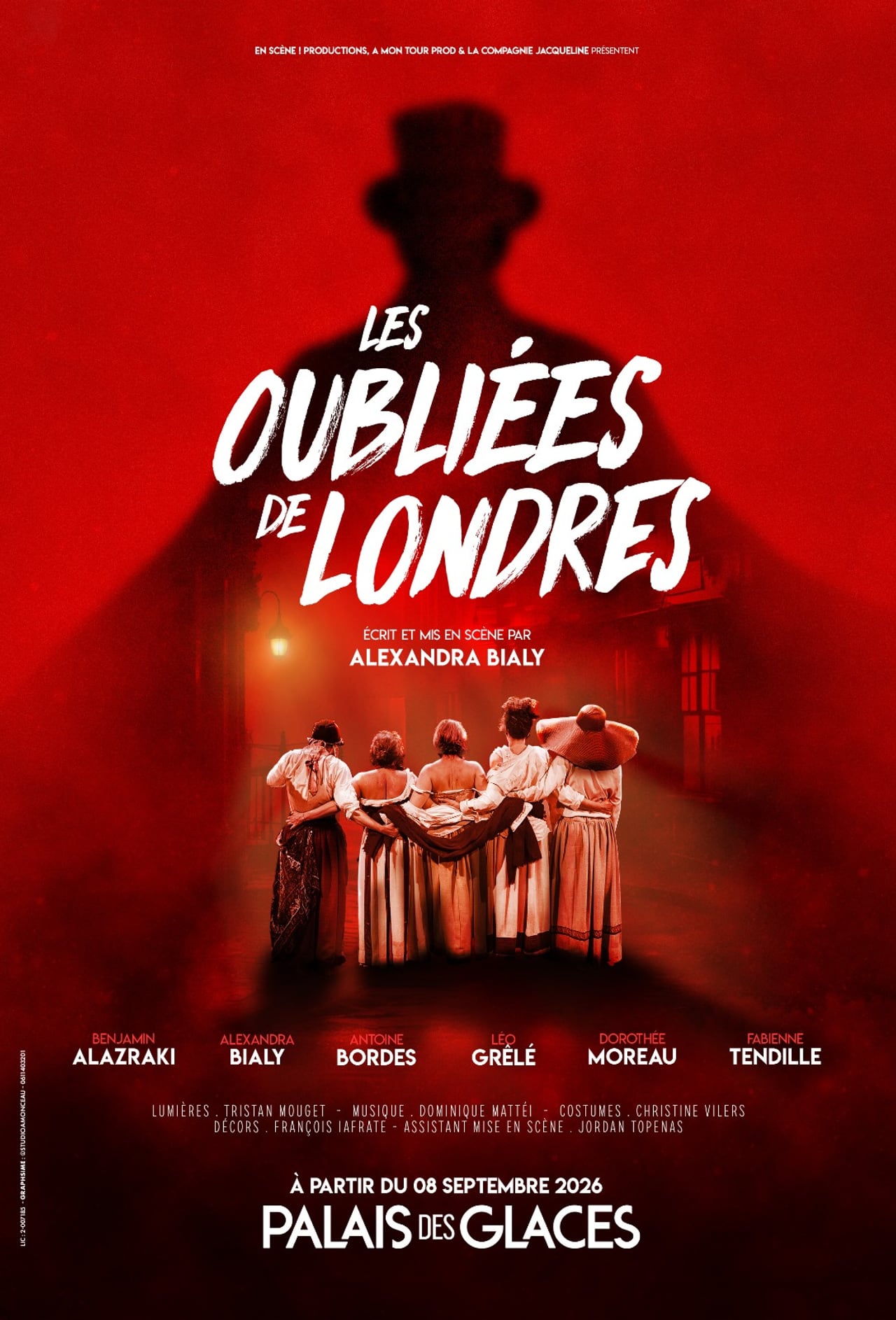 Affiche Les Oubliées de Londres · Palais des Glaces